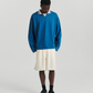 L/S Sports Polo - Blue/Pristine