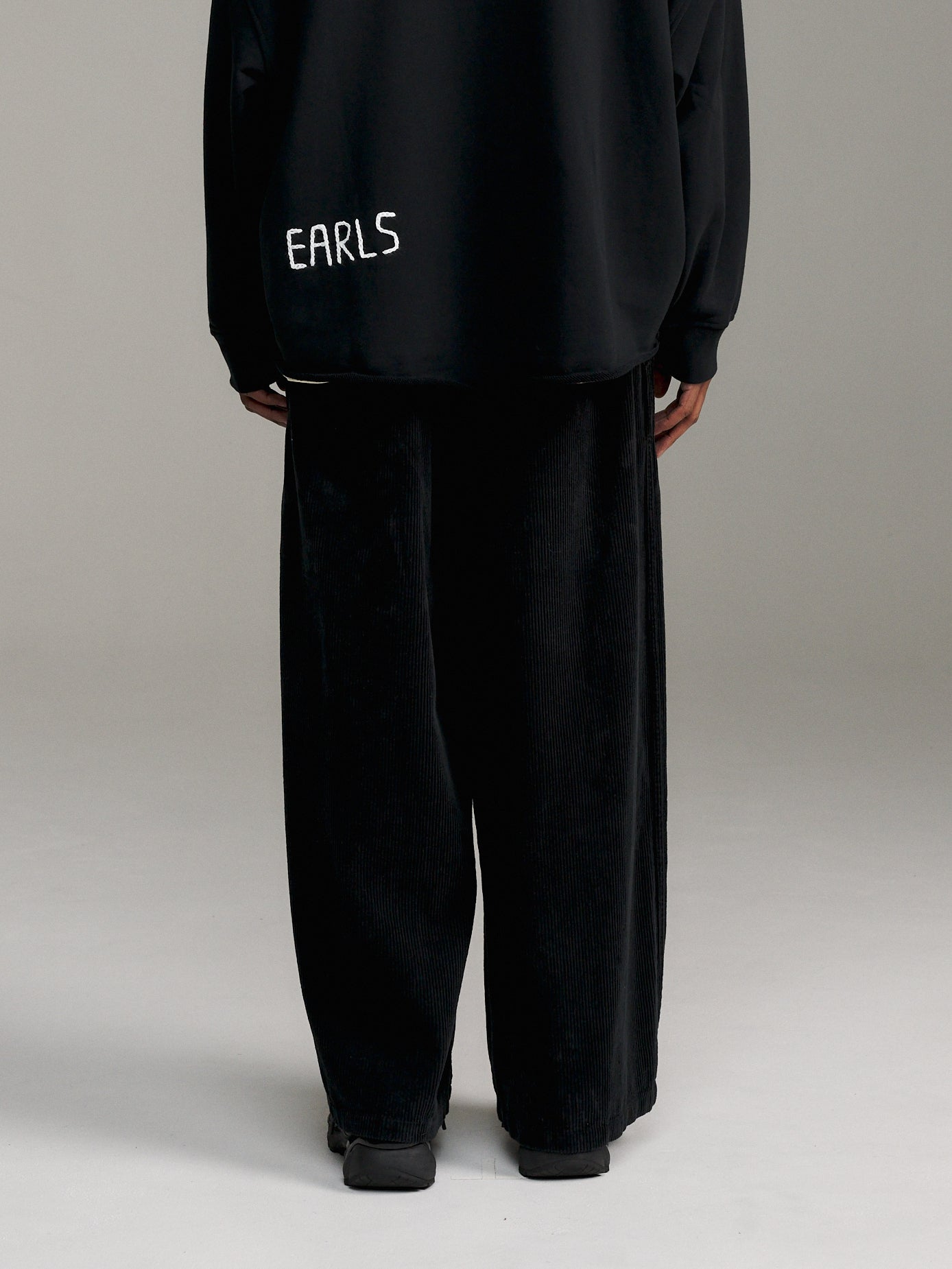 Relax Cord Pant - Black