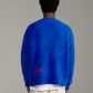 V-Neck Mohair Knit - Cobalt