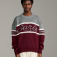 Sideline Intarsia - Burgundy