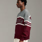 Sideline Intarsia - Burgundy