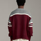 Sideline Intarsia - Burgundy