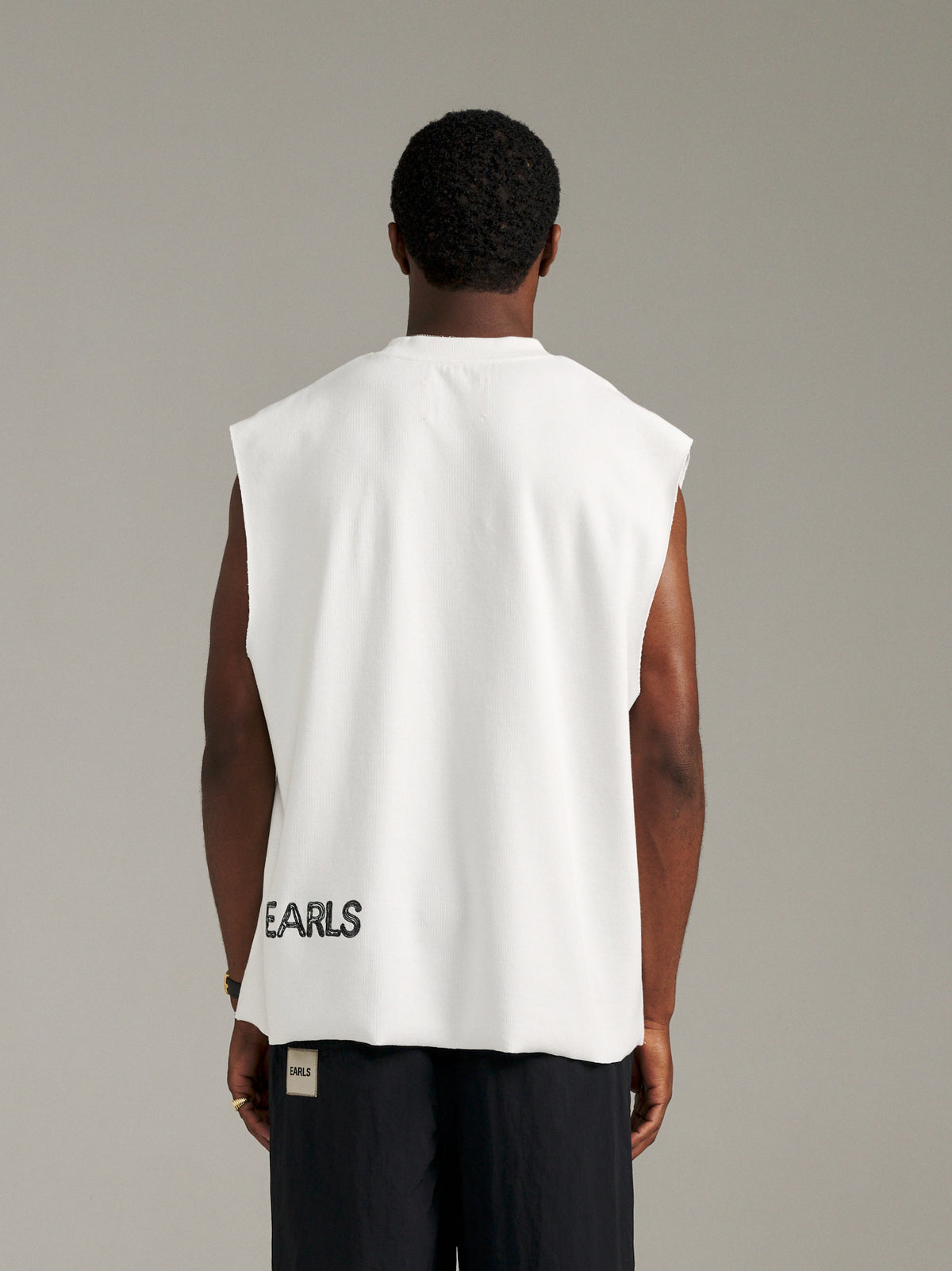 Boxy Rib Tank - White