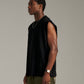 Boxy Rib Tank - Black