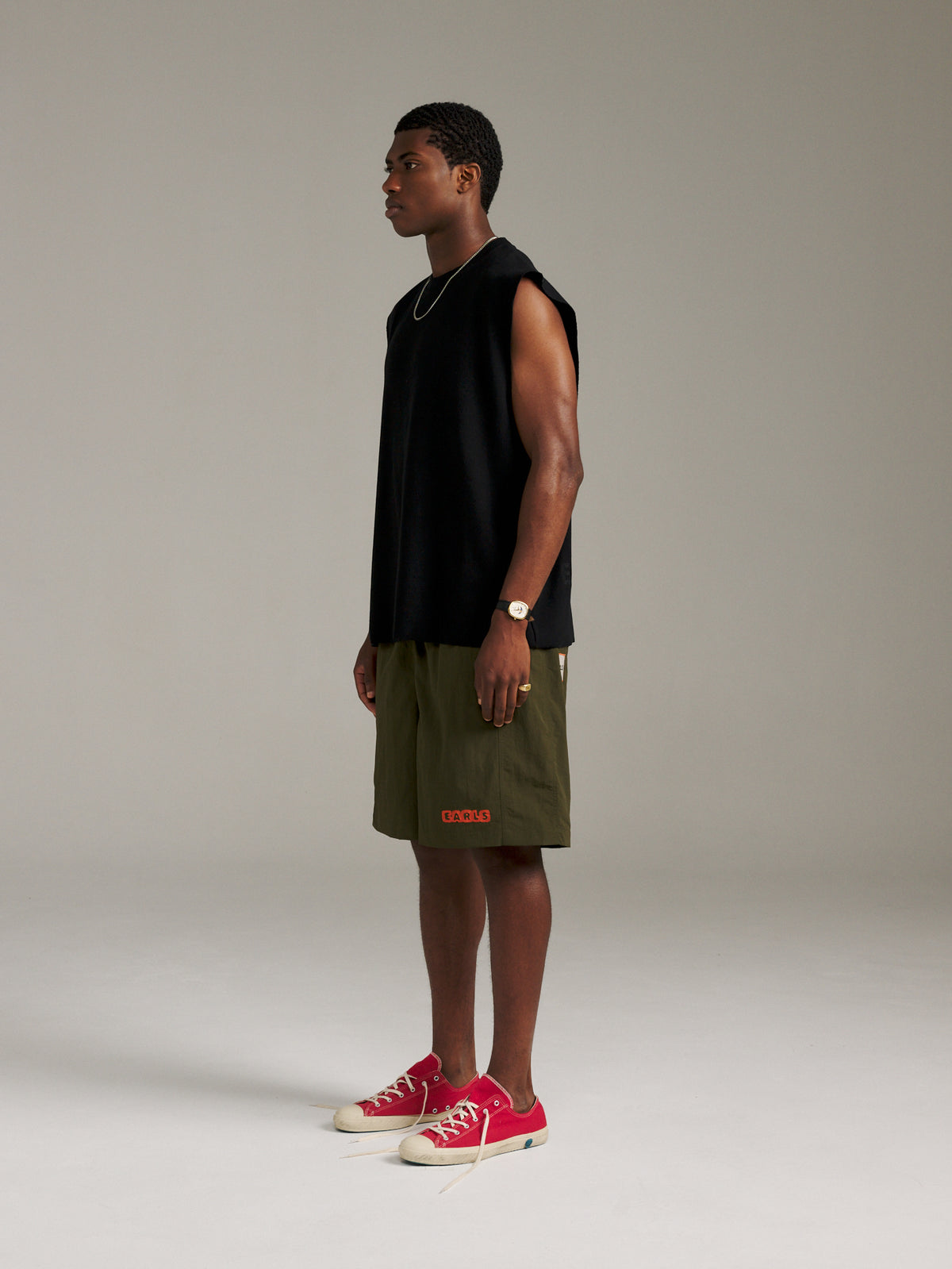 Boxy Rib Tank - Black