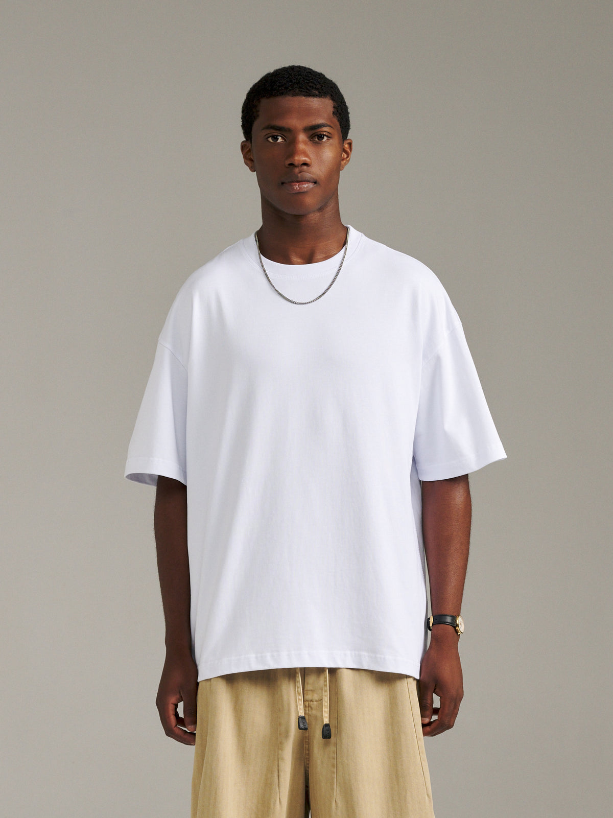 Maze Tee - White/Blue