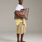 Bermuda Herringbone Short - Beige