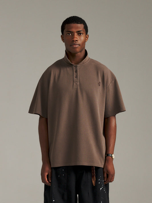Spring Polo - Washed Brown