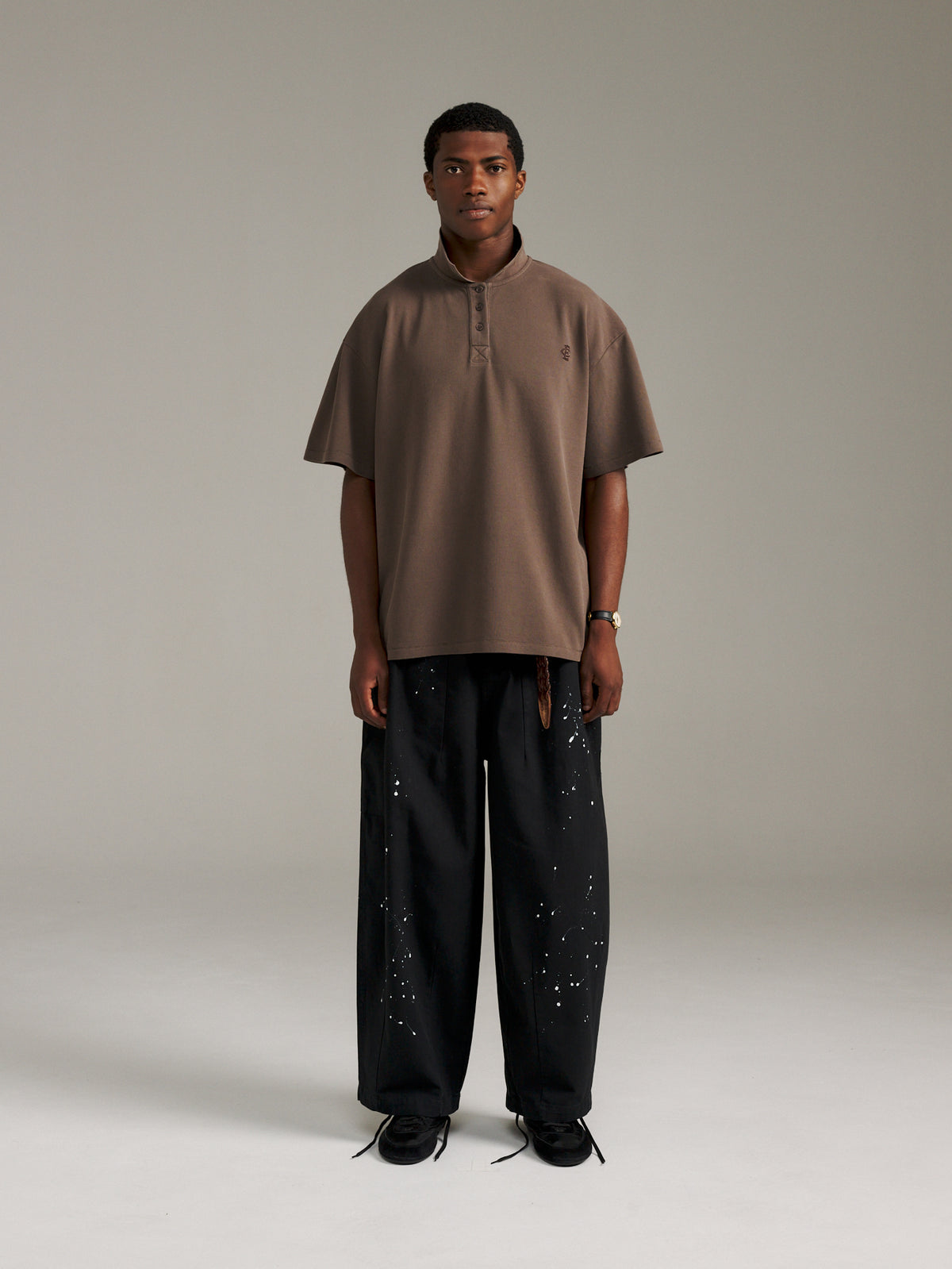 Spring Polo - Washed Brown