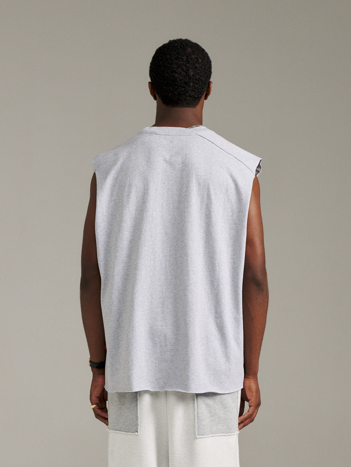 Monogram Tank - Grey Marle