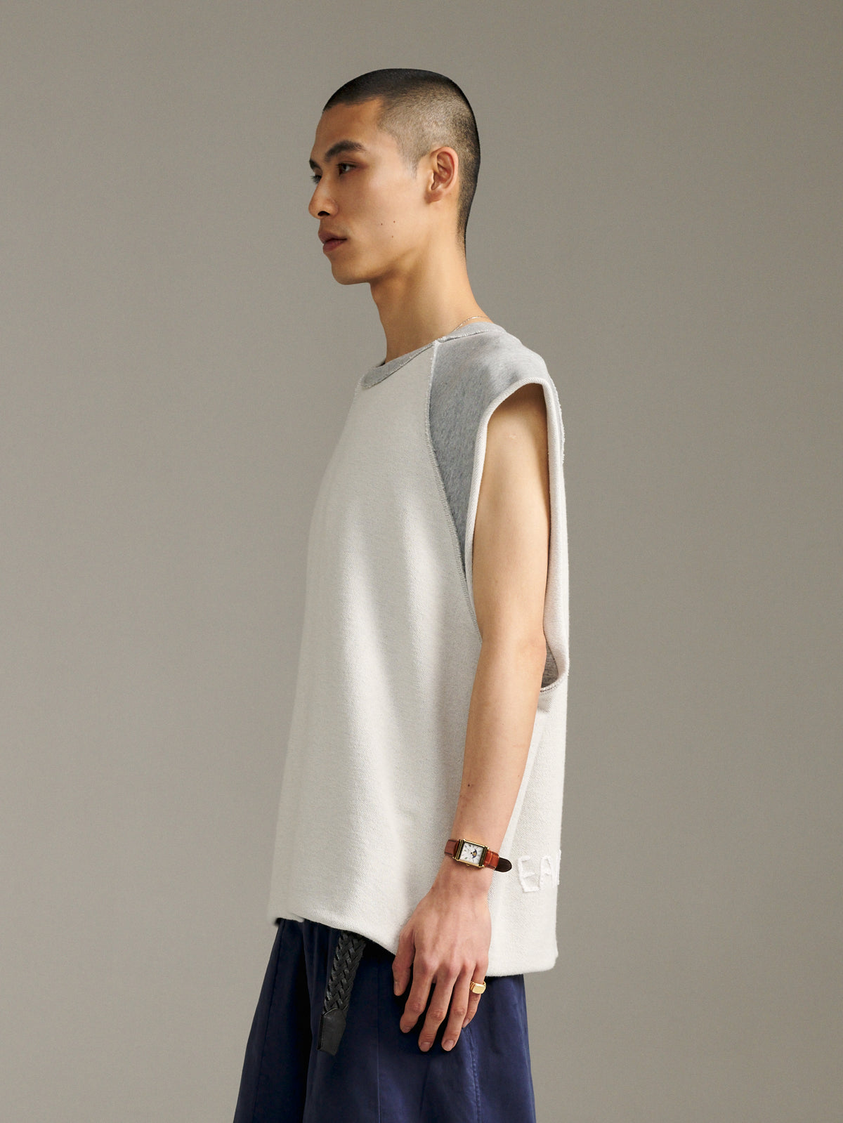 Campus Tank - Grey Reverse