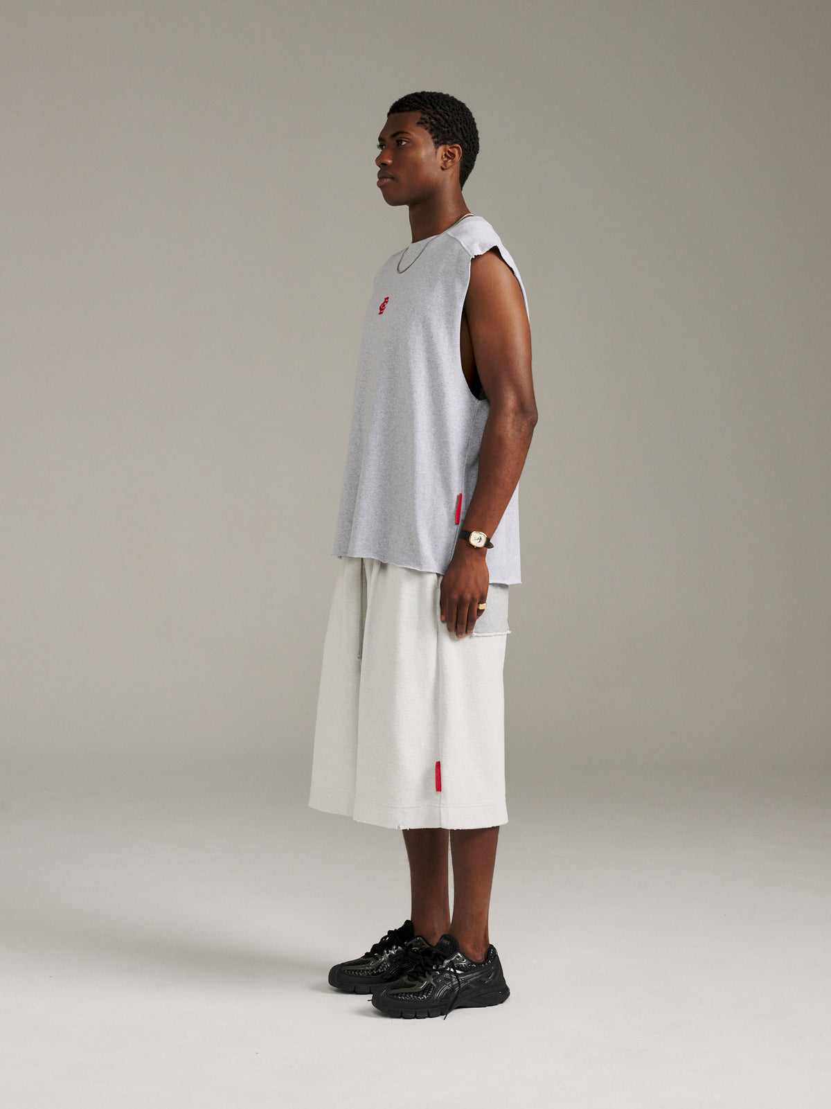 Terry Bermuda Short - Grey Marle