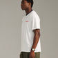 Pennant Tee - Off White/Navy