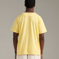 Pennant Tee - Pale Yellow/Brown