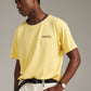 Pennant Tee - Pale Yellow/Brown