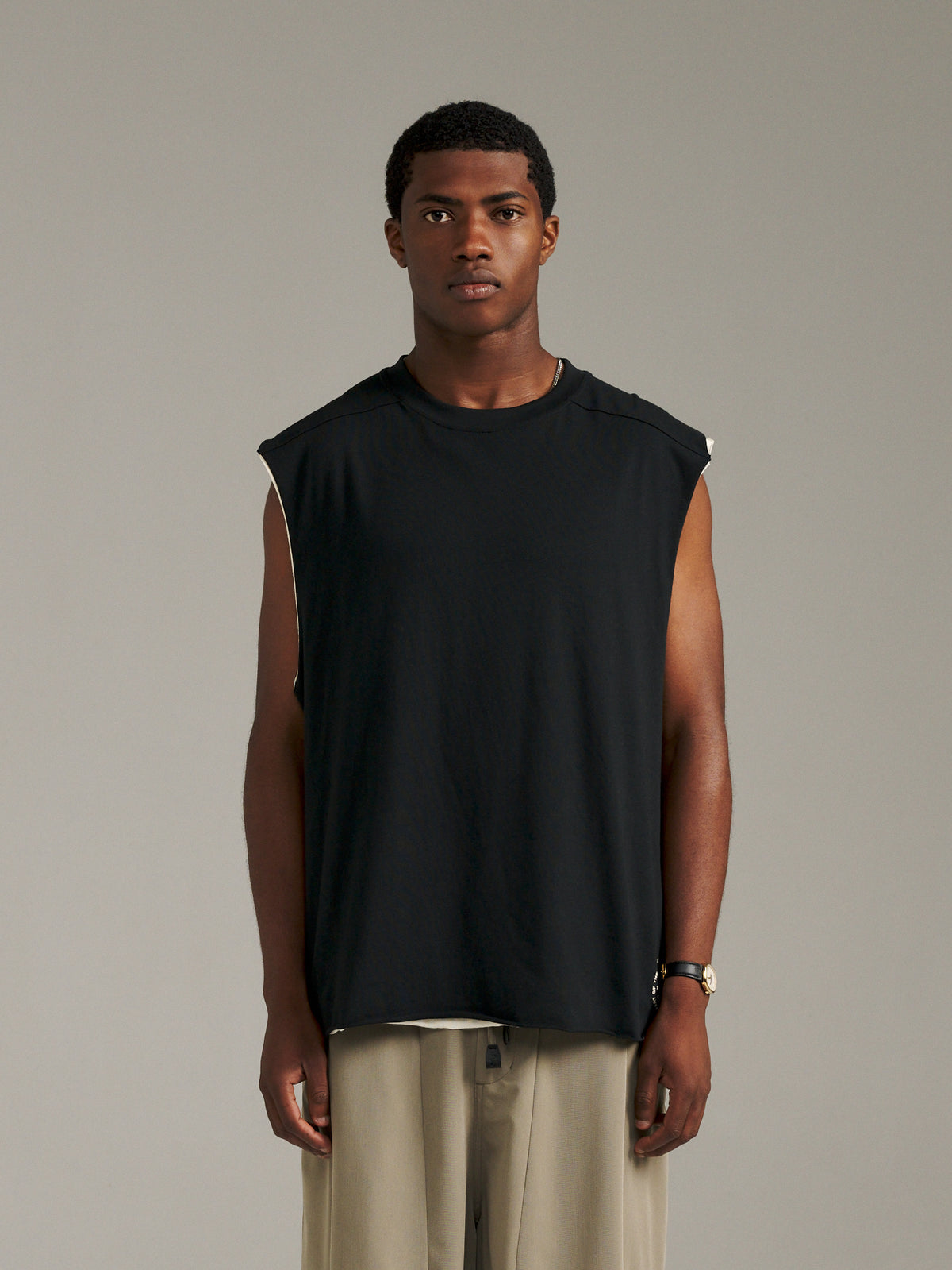 Twin Tank - Black/Off White