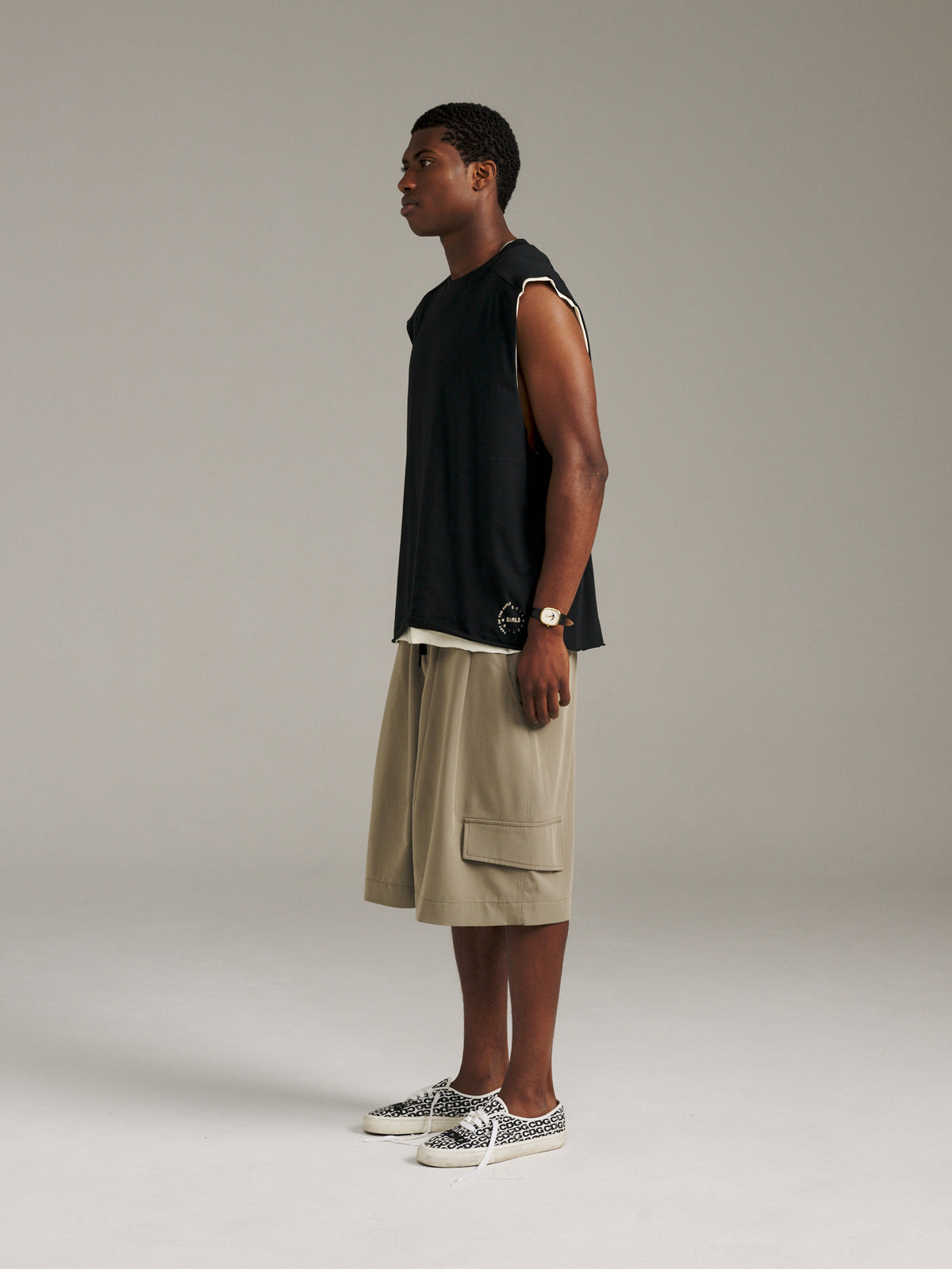 Twin Tank - Black/Off White