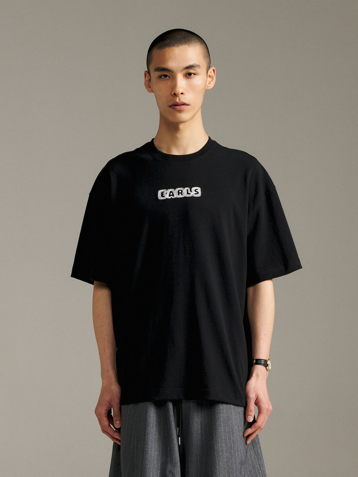 Fine Thread Tee - Black