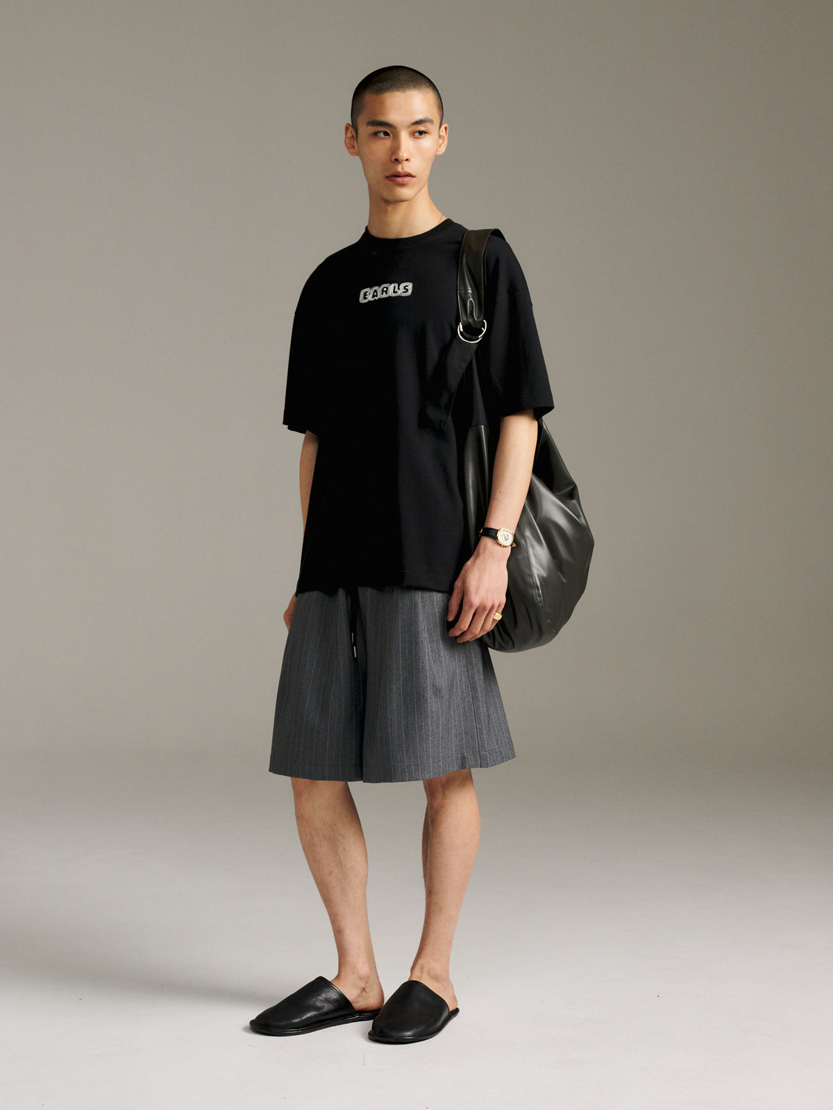 Fine Thread Tee - Black