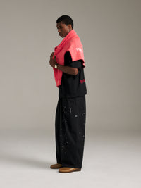 Maze Tee - Black/Red