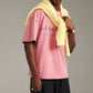Reverse Logo Tee - Pink Overdye