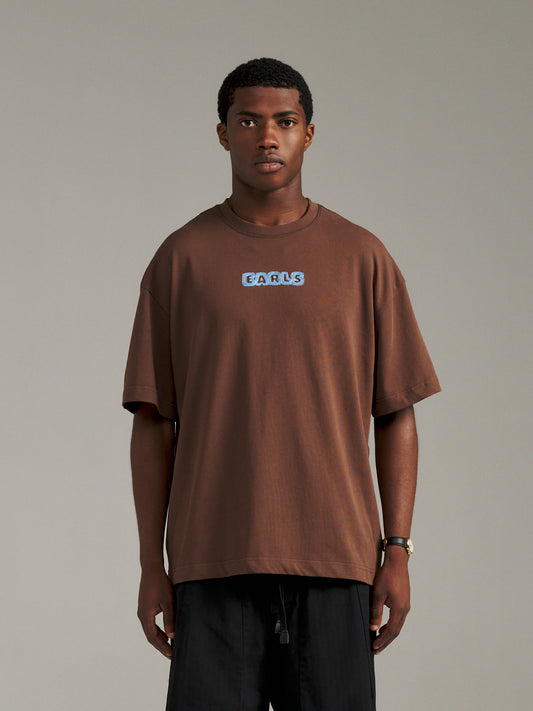 Fine Thread Tee - Brown