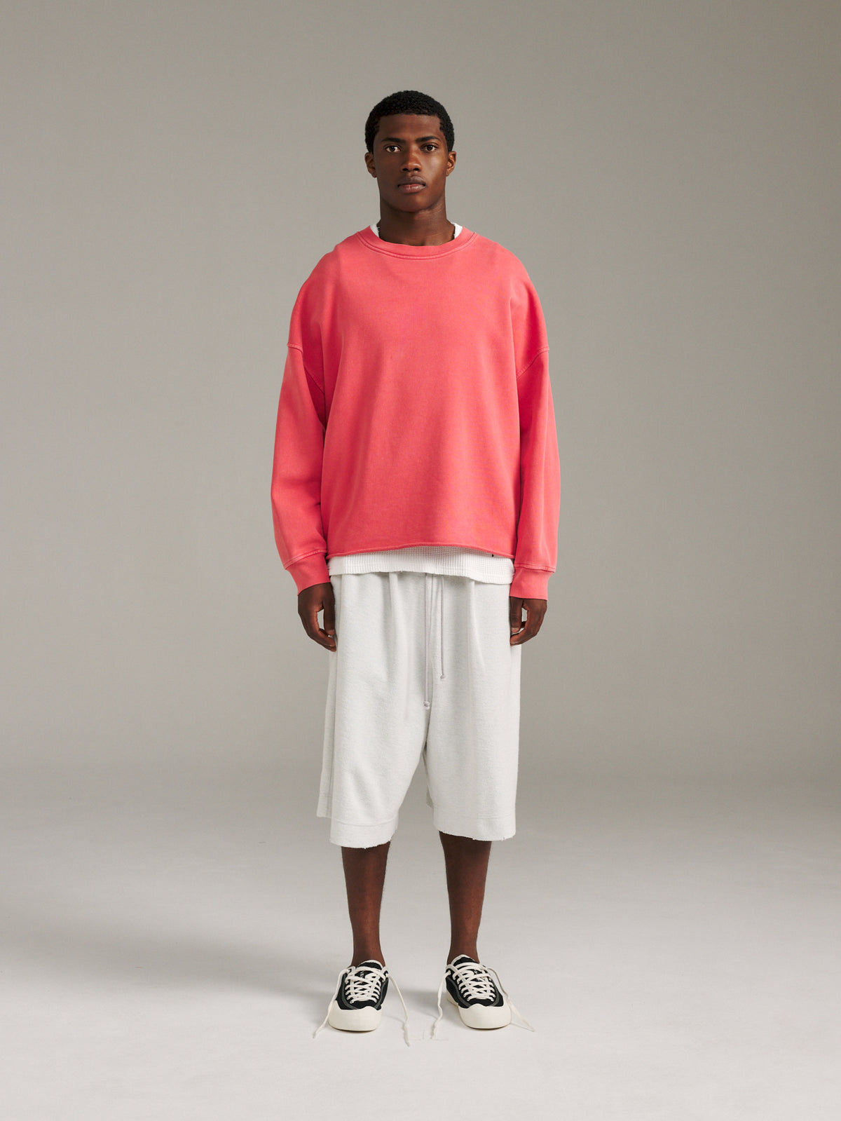 Raw Edge Crew - Washed Red