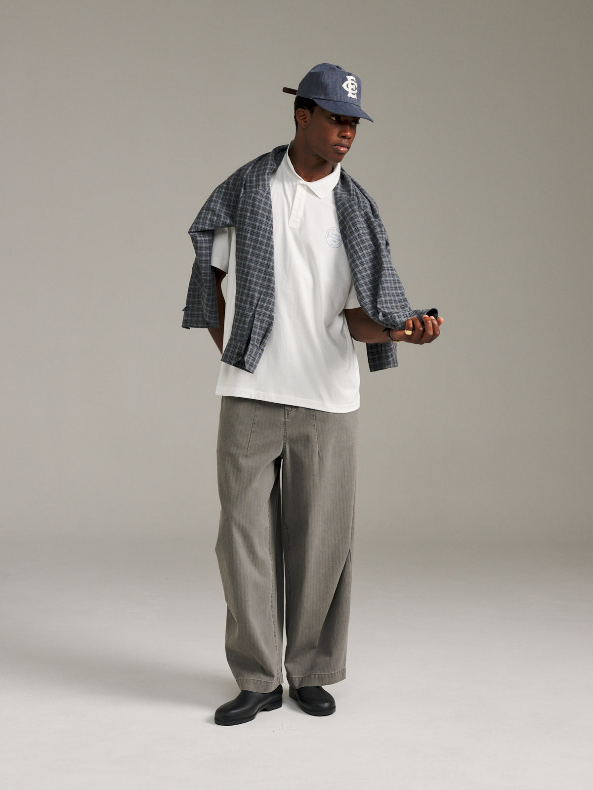 Jersey Polo - White