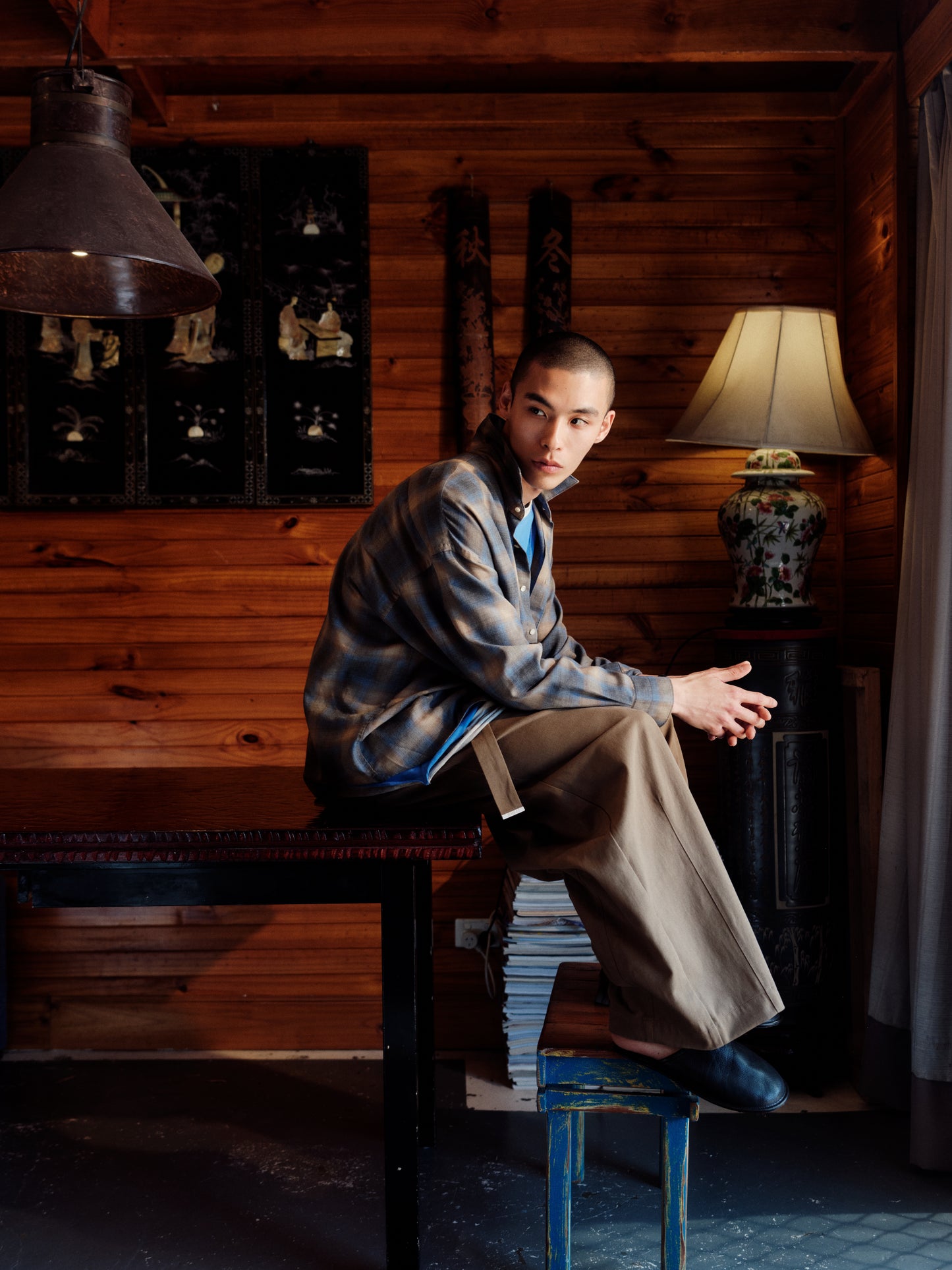 Ombre Check Shirt - Wiremu
