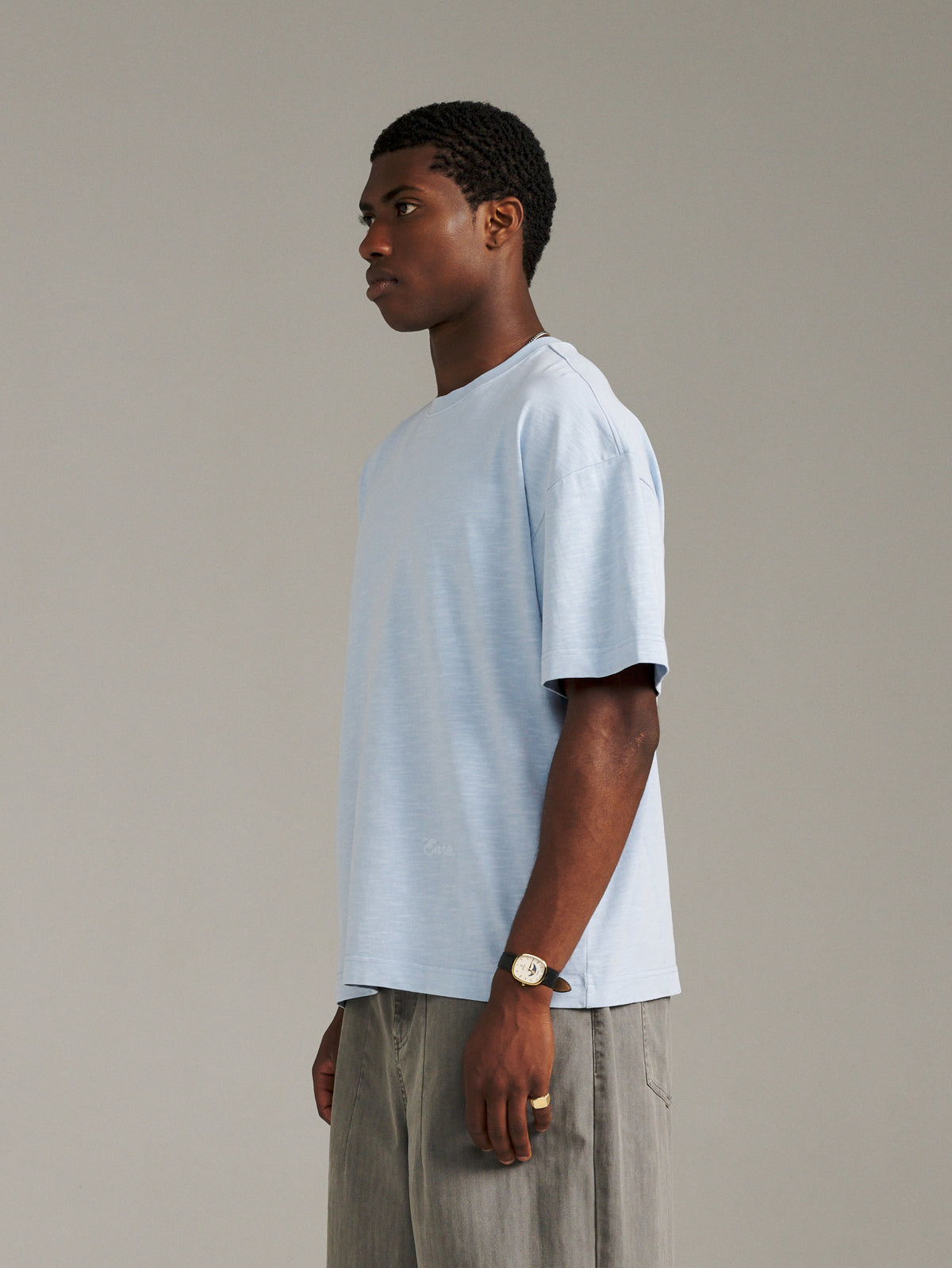 Slub Jersey Tee - Sky