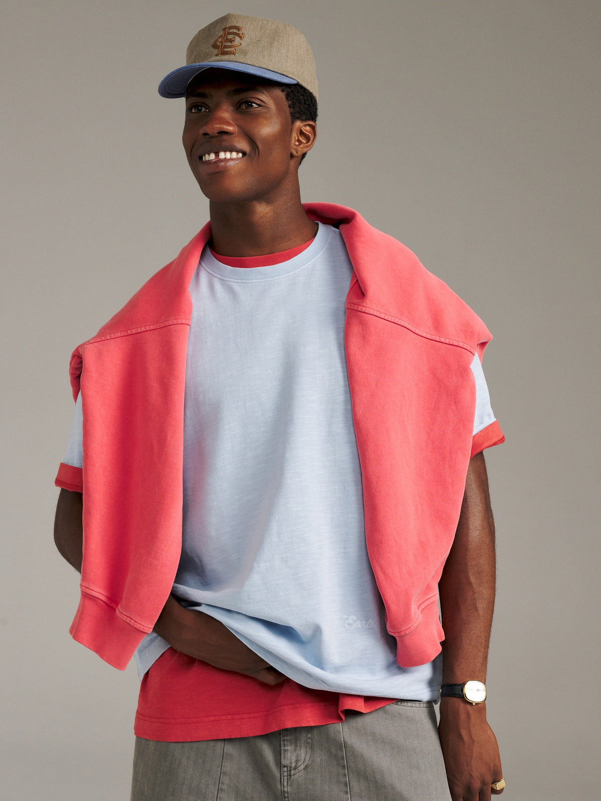 Slub Jersey Tee - Sky