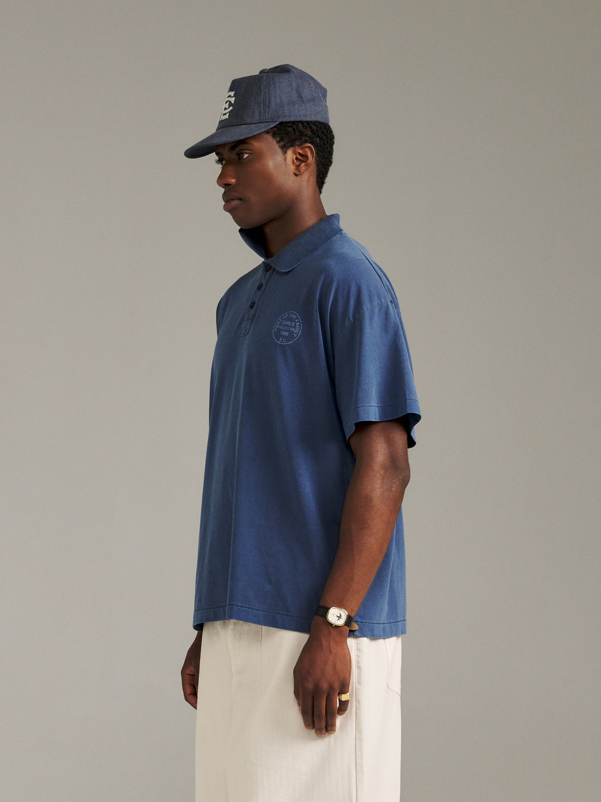 Stamp Cap - Denim Blue