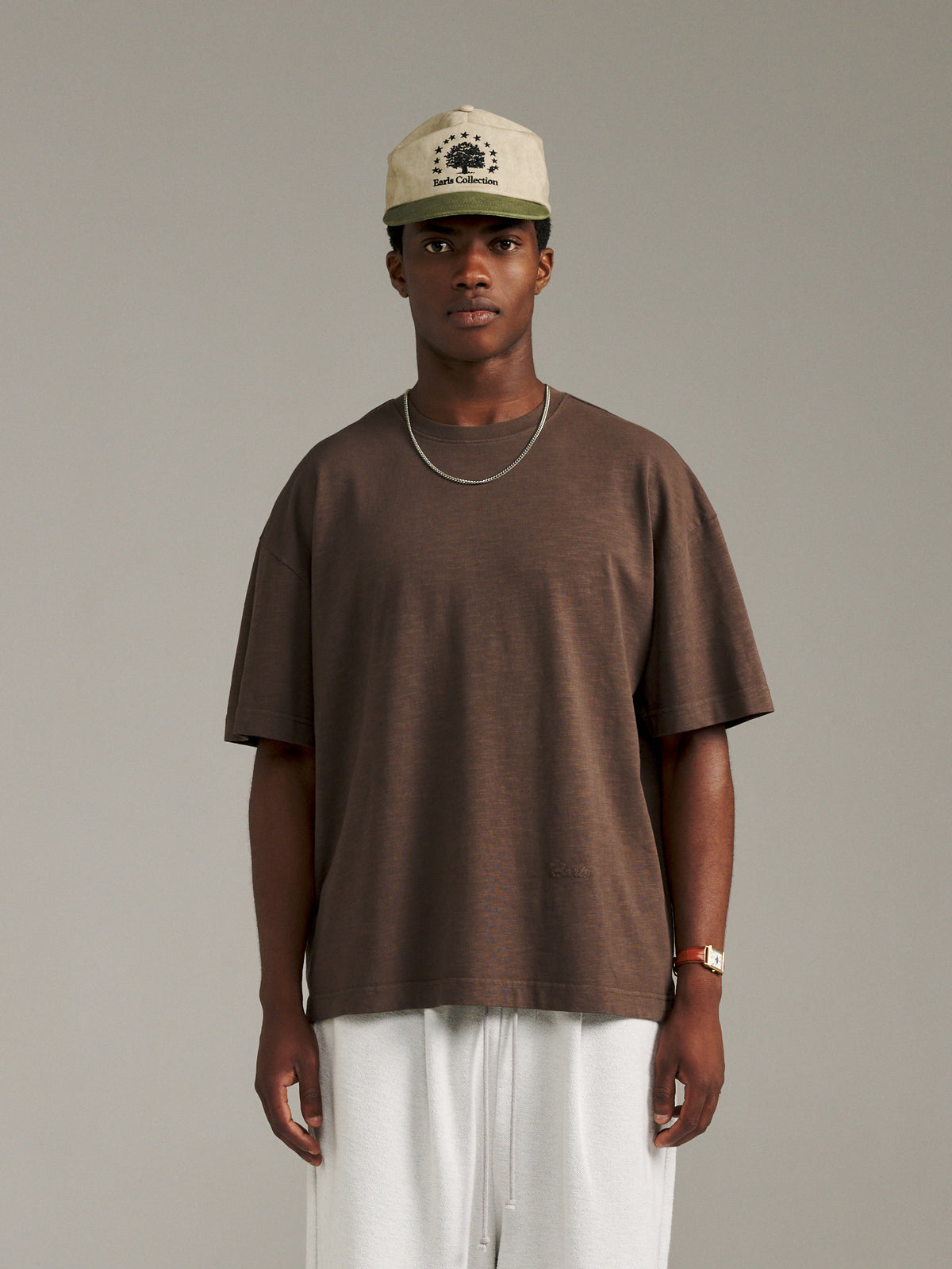 Slub Jersey Tee - Espresso
