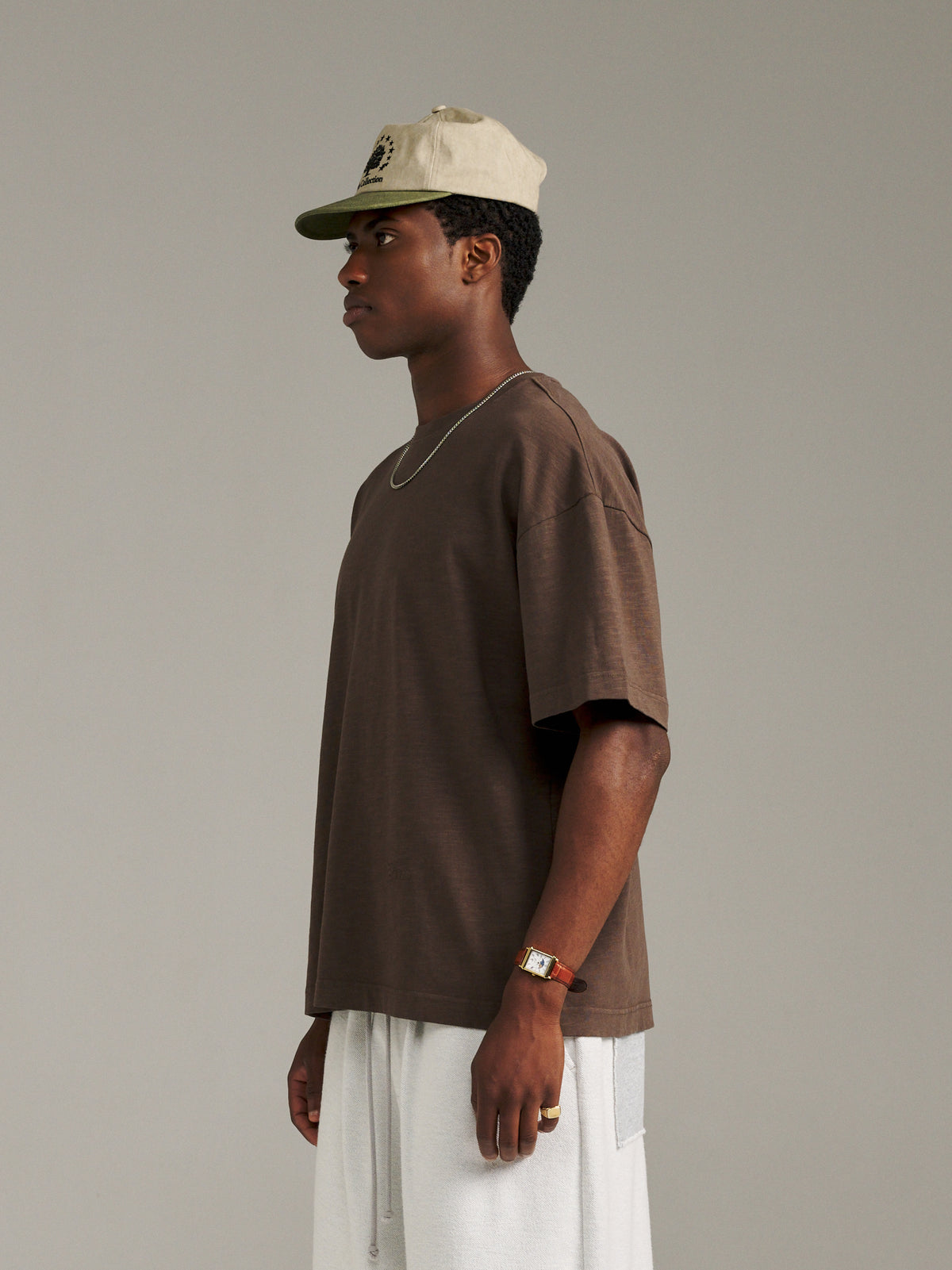 Slub Jersey Tee - Espresso