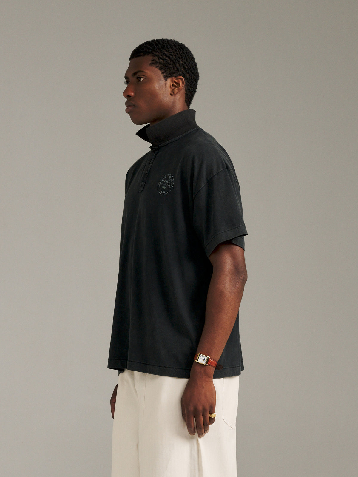 Jersey Polo - Black