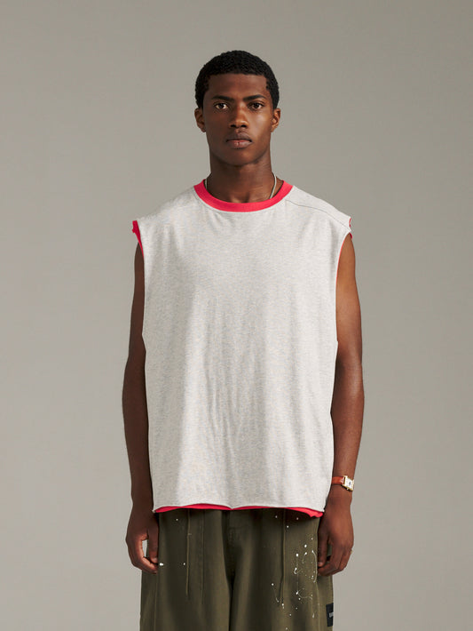 Twin Tank - Red/Grey