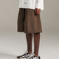 Relax Short - Brown Pinstripe