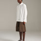 Relax Short - Brown Pinstripe
