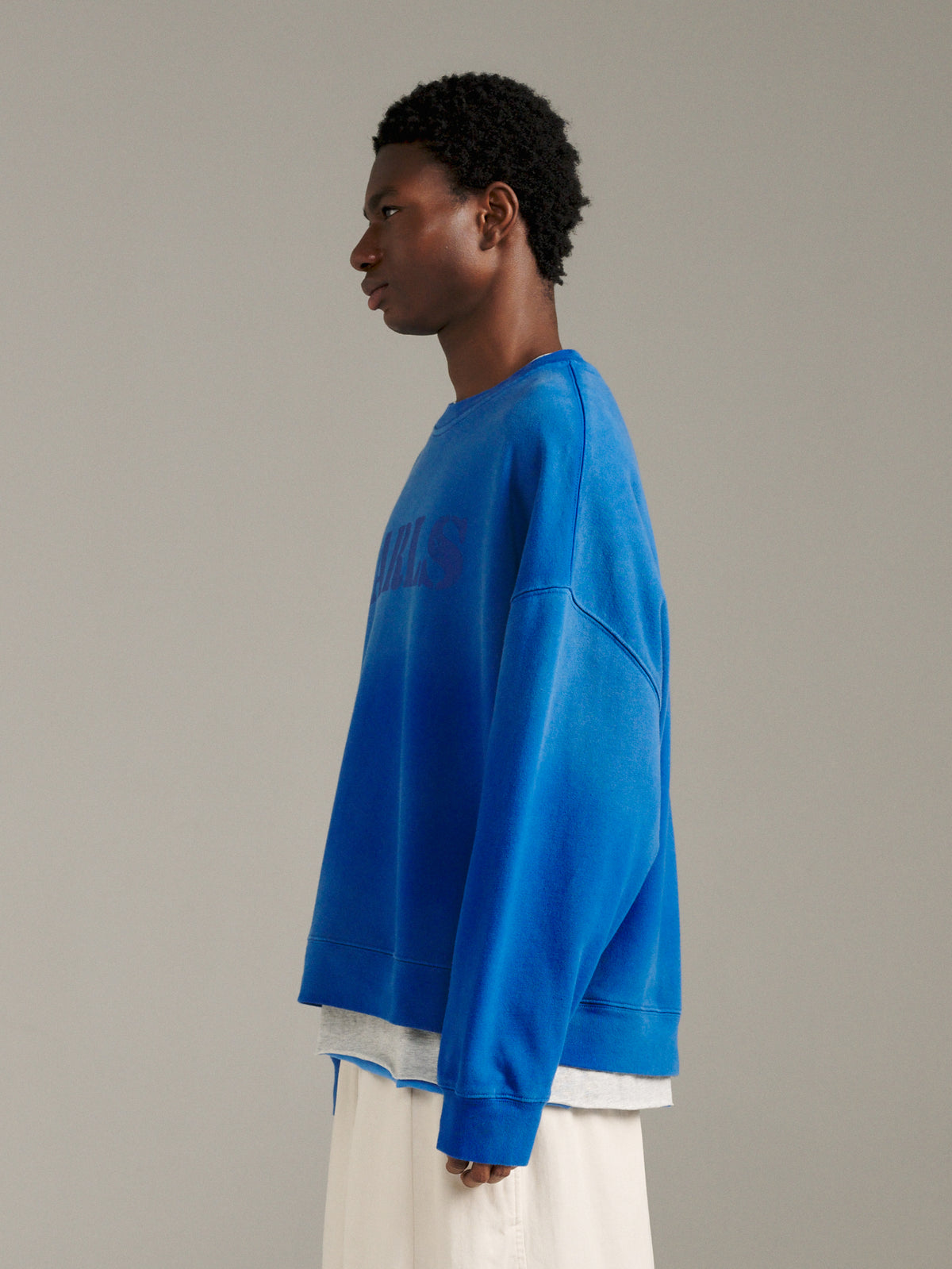 Sunfaded Crew - Blue