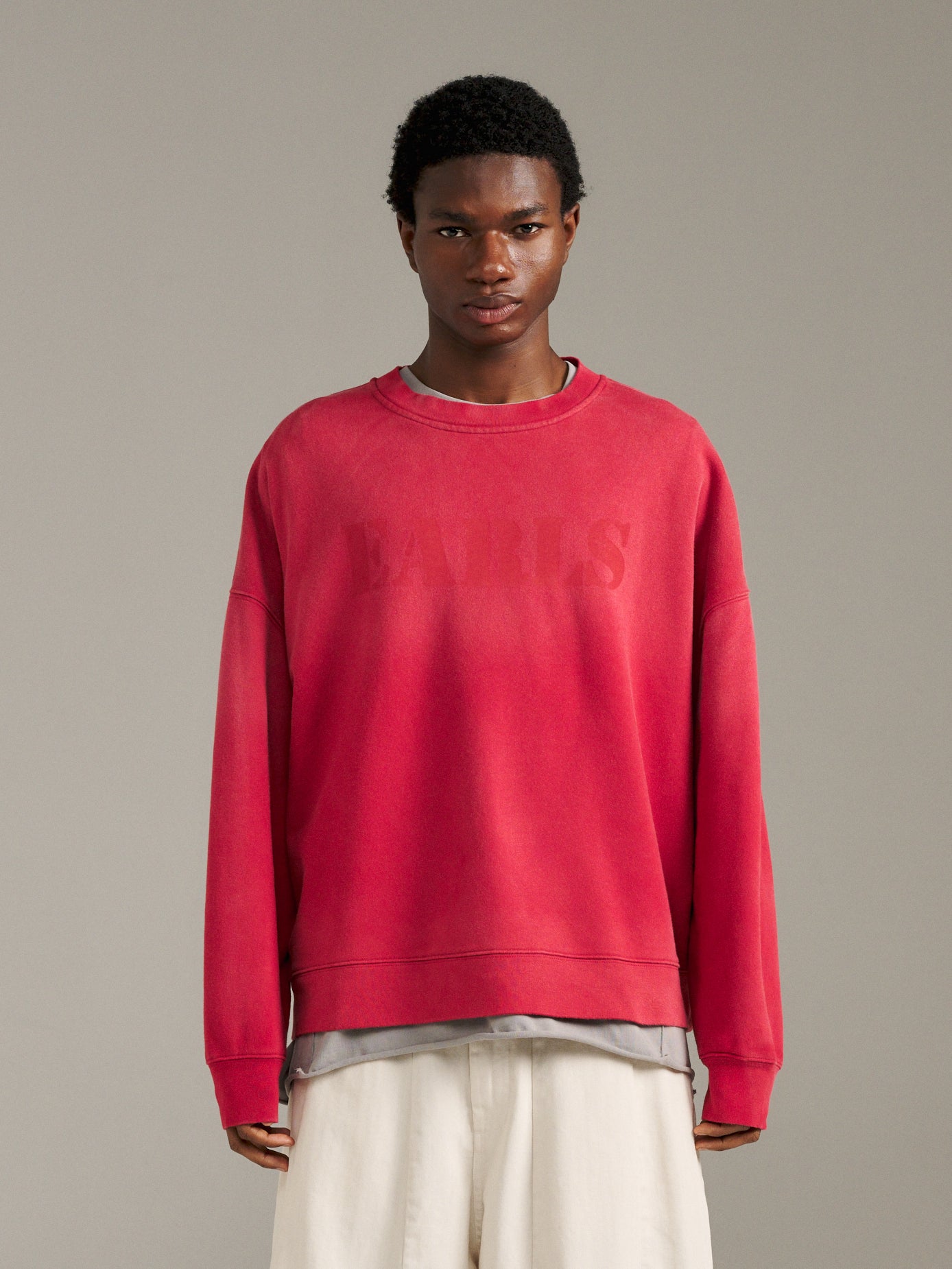 Sunfaded Crew - Red