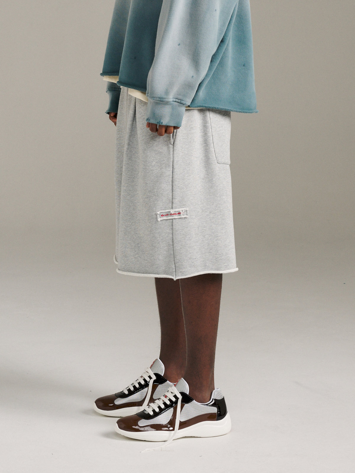 Court Short - Grey Marle