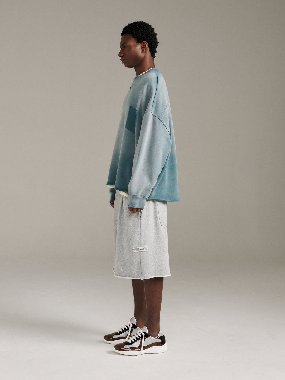 Court Short - Grey Marle