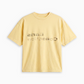 Reverse Logo Tee - Pale Yellow