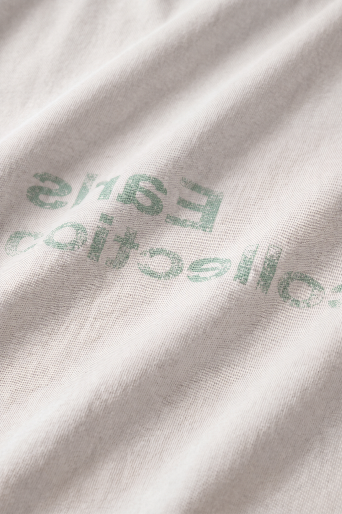 Reverse Logo Tee - Grey Marle