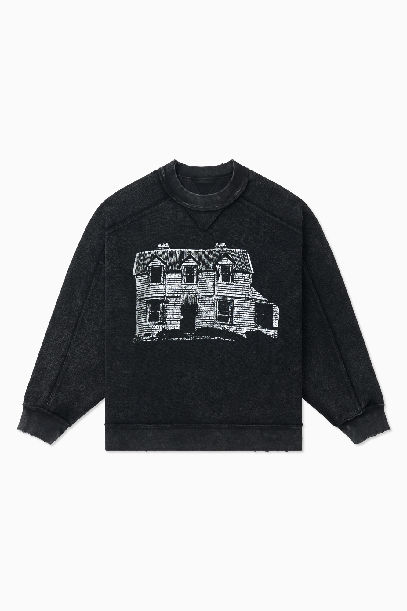 Schoolhouse Crewneck - Black