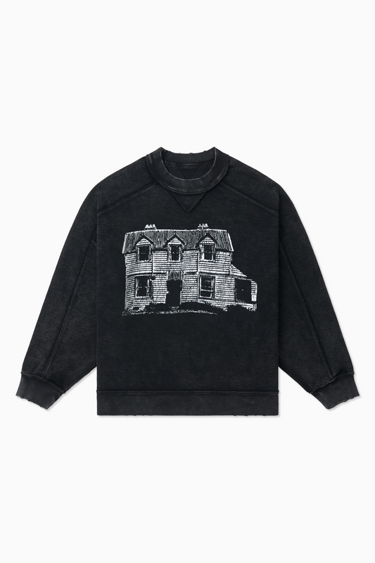 Schoolhouse Crewneck - Black