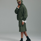 Thick Stitch Hood - Khaki/Black