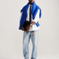 V-Neck Mohair Knit - Cobalt