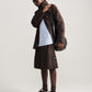 Tweed Relax Short - Deep Brown