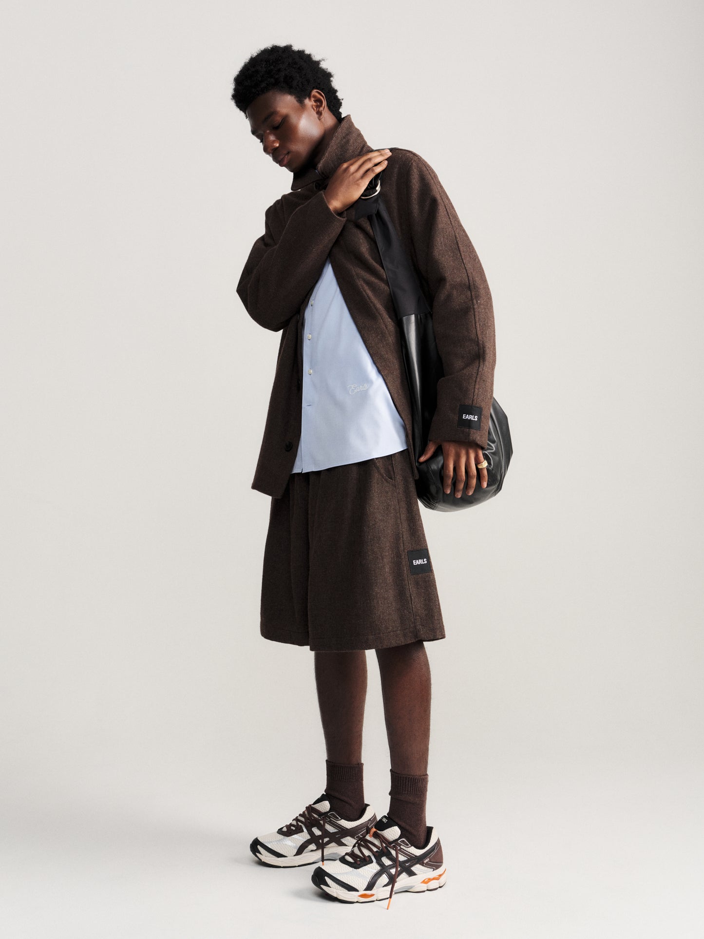 Tweed Relax Short - Deep Brown